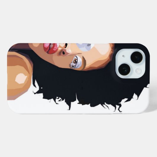 Afrocentric iPhone 15ケース Case-Mate iPhoneケース (裏面 (横))