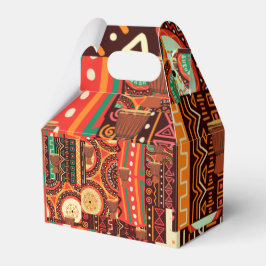 Afrocentric Kenteの部族模様 フェイバーボックス