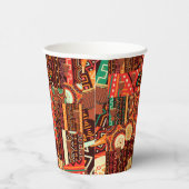 Afrocentric Kenteトライバルパターンパーティー 紙コップ (右)
