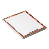 Afrocentric Kente Tribal Patternノート ノートパッド (アングル)