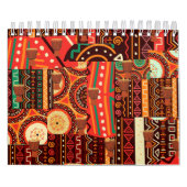 Afrocentric Kente Tribal Pattern カレンダー (カバー)