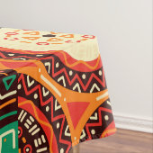 Afrocentric Kente Tribal Pattern Decor テーブルクロス (インサイチュ)