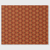 Afrocentric Kente Wrapping Paper ラッピングペーパー (フラット)