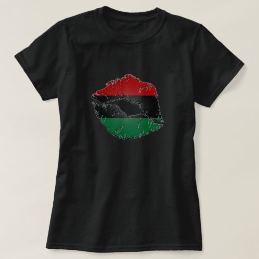 Afrocentric Lips Tシャツ (デザイン正面)