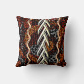 Afrocentric Motifデザイン クッション (裏面)