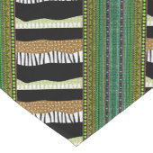 Afrocentric Motifデザイン ショートテーブルランナー (コーナー)