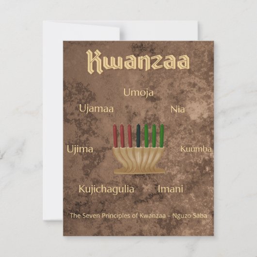 Afrocentric Pan African Kwanzaa Party  シーズンカード (正面)