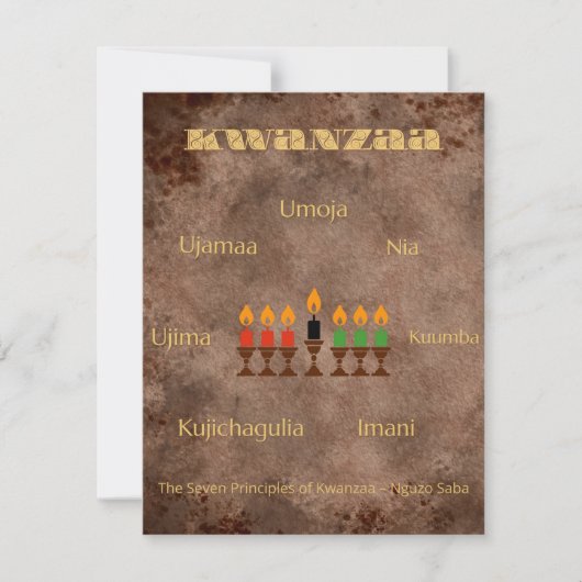 Afrocentric Pan African Kwanzaa Party シーズンカード (正面)