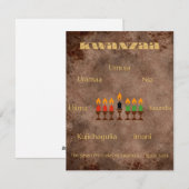 Afrocentric Pan African Kwanzaa Party シーズンカード (正面/裏面)