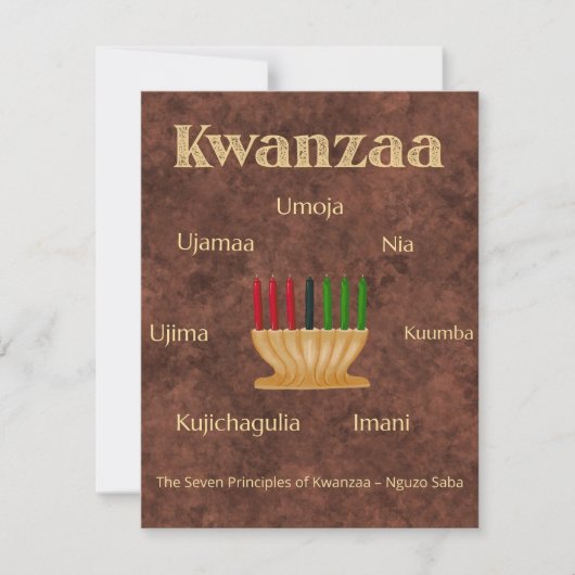 Afrocentric Pan African Kwanzaa Party シーズンカード (正面)