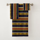 Afrocentric Patternプリント バスタオルセット (インサイチュ)