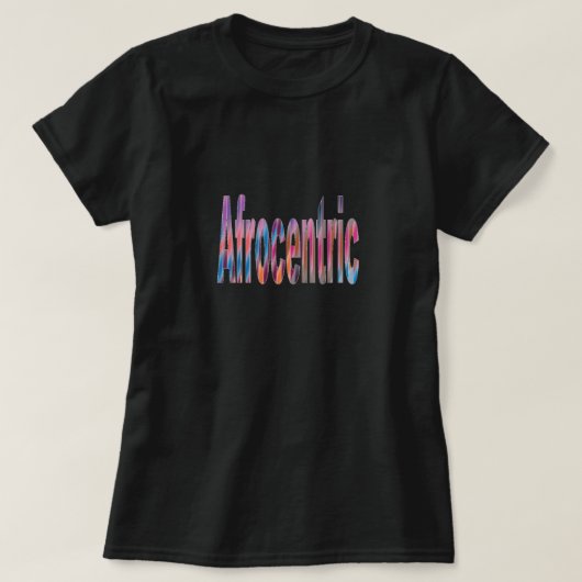 Afrocentric Tシャツ (デザイン正面)
