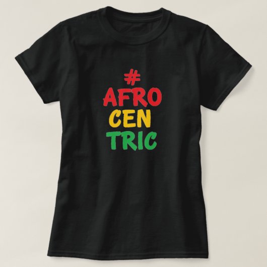 Afrocentric Tシャツ (デザイン正面)