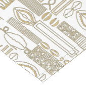 Afrocentric Urban モダン Motif ショートテーブルランナー (コーナー)