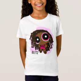 Afropuffの女の子の電撃戦 Tシャツ
