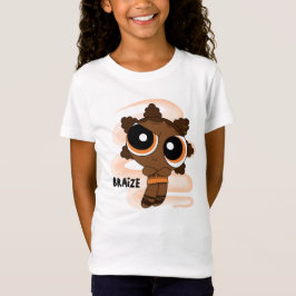 Afropuffの女の子Braize Tシャツ