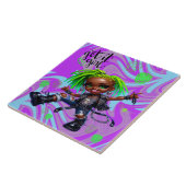 Afropunk Get It Girlセラミックタイル タイル (側面)