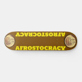 AFROSTOCRACY SK8BOARD.保安官 スケートボード (横)