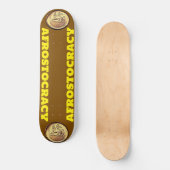 AFROSTOCRACY SK8BOARD.保安官 スケートボード (正面)