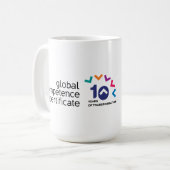 AFSによるGCC10周年記念マグカップ コーヒーマグカップ (正面左)