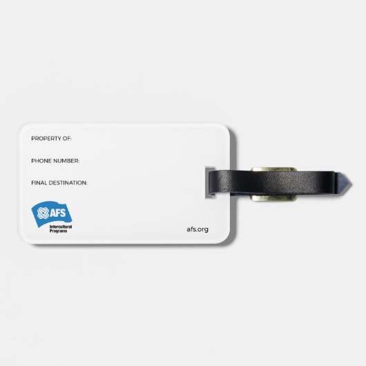 AFSラゲージタグ ラゲッジタグ (裏面横)