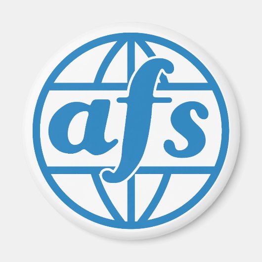 AFSロゴ1972標準、2 1/4インチサークルマグネット マグネット (正面)