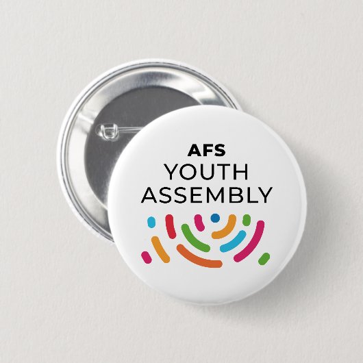 AFS Youth Assembly Button 缶バッジ (正面&裏面)