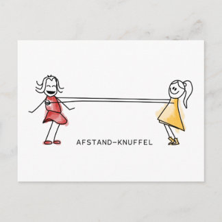 Afstand-Knuffel ポストカード