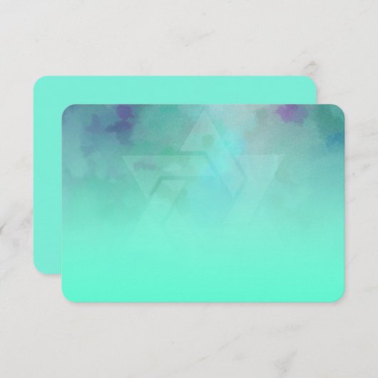 AfterパーティーアクアとBlue Star of David 招待状 (正面/裏面)