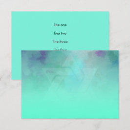 AfterパーティーアクアとBlue Star of David 招待状