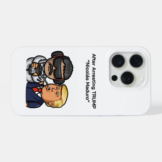 After Arresting TRUMP “Nicolás Maduro” iPhoneケース (裏面横)