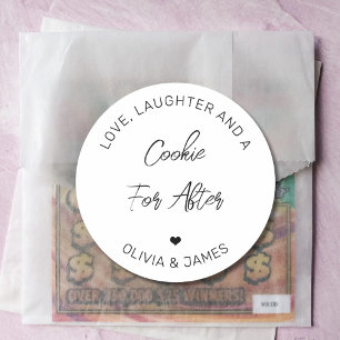 After Cursive'sのための笑い声とクッキーを愛結婚する ラウンドシール