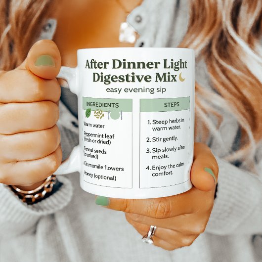 After Dinner Nighttime Tea Ritual コーヒーマグカップ