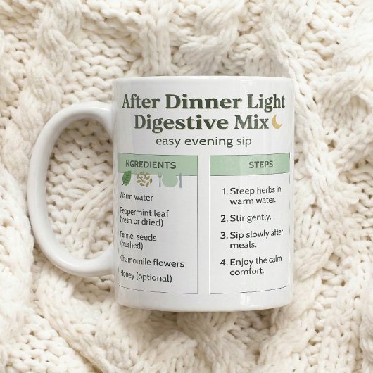 After Dinner Nighttime Tea Ritual コーヒーマグカップ