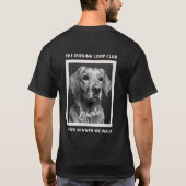 After Dinner We Walk Dog Lover Custom Photo Tシャツ (裏面)