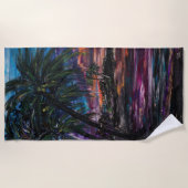 After Glowビーチタオル ビーチタオル (正面)