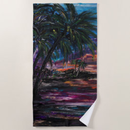 After Glowビーチタオル ビーチタオル