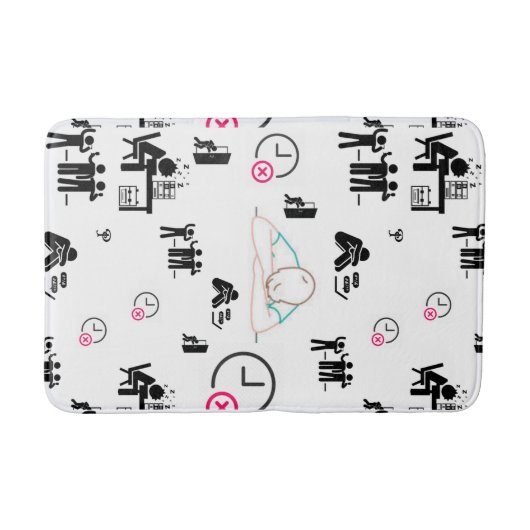After Hours Bath Mat | Relatable Bathroom Style バスマット (正面)