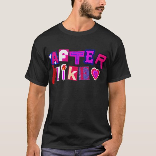 After Like with Colors Tシャツ (正面)