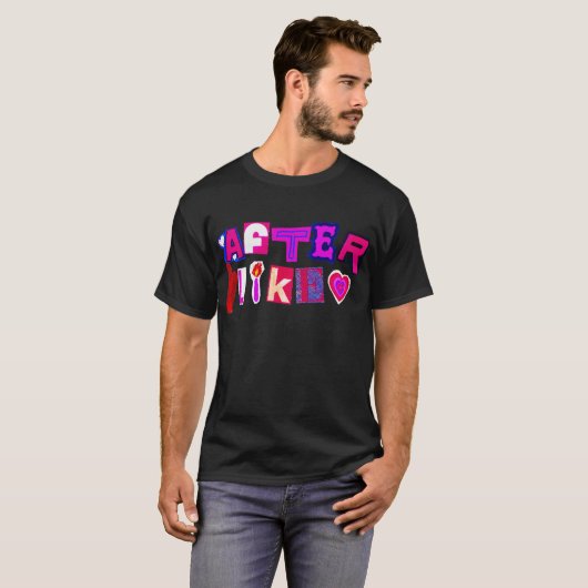 After Like with Colors Tシャツ (正面フル)