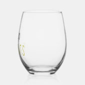 「AFTER PATIENTS」健康プロフェッショナル ステムなしワイングラス (左)