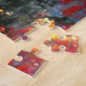 "After Rain Sunset Window", abstract, expression ジグソーパズル (側面)