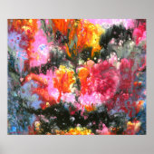 "After rain sunset window", abstract, psychedelic ポスター (正面)