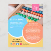 after school childcare babysitter daycare kinder チラシ (裏面)