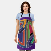 After Stella-5オールオーバープリントエプロン エプロン (着用した状態)