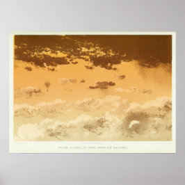 After sunset, as seen from the balloon. ポスター