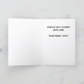 After Surgery #1 Get Well Card  SD-1 カード (内部)