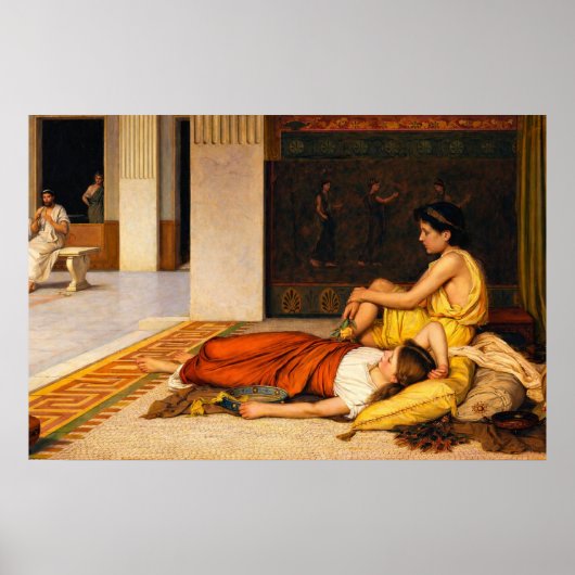 After the Dance by John William Waterhouse ポスター (正面)