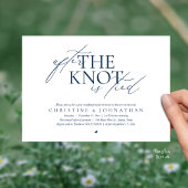 After The Knot Tied, Post Wedding Elopement Brunch 招待状