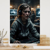 After the Last Round Wounded Gamer Poster ポスター (キッチン)